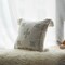 Deerlux 16" Throw Pillow Cover with Southwest Tribal Pattern and Corner Tassels, Grey & White QI004298.GY - alternate 6